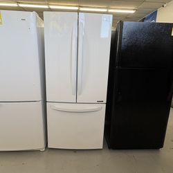 Used LG Refrigerator 30” 18.6 Cu Ft / 3 Months Warranty 