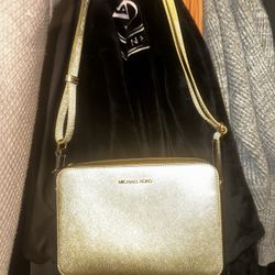 Gold Michael Kors Bag 