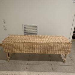 Woven bench