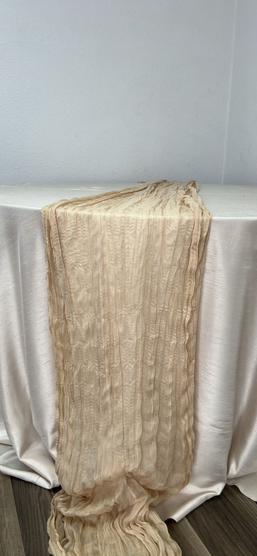 Table Runner Champagne / Beige