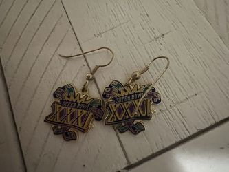 Super bowl  XXXI earrings