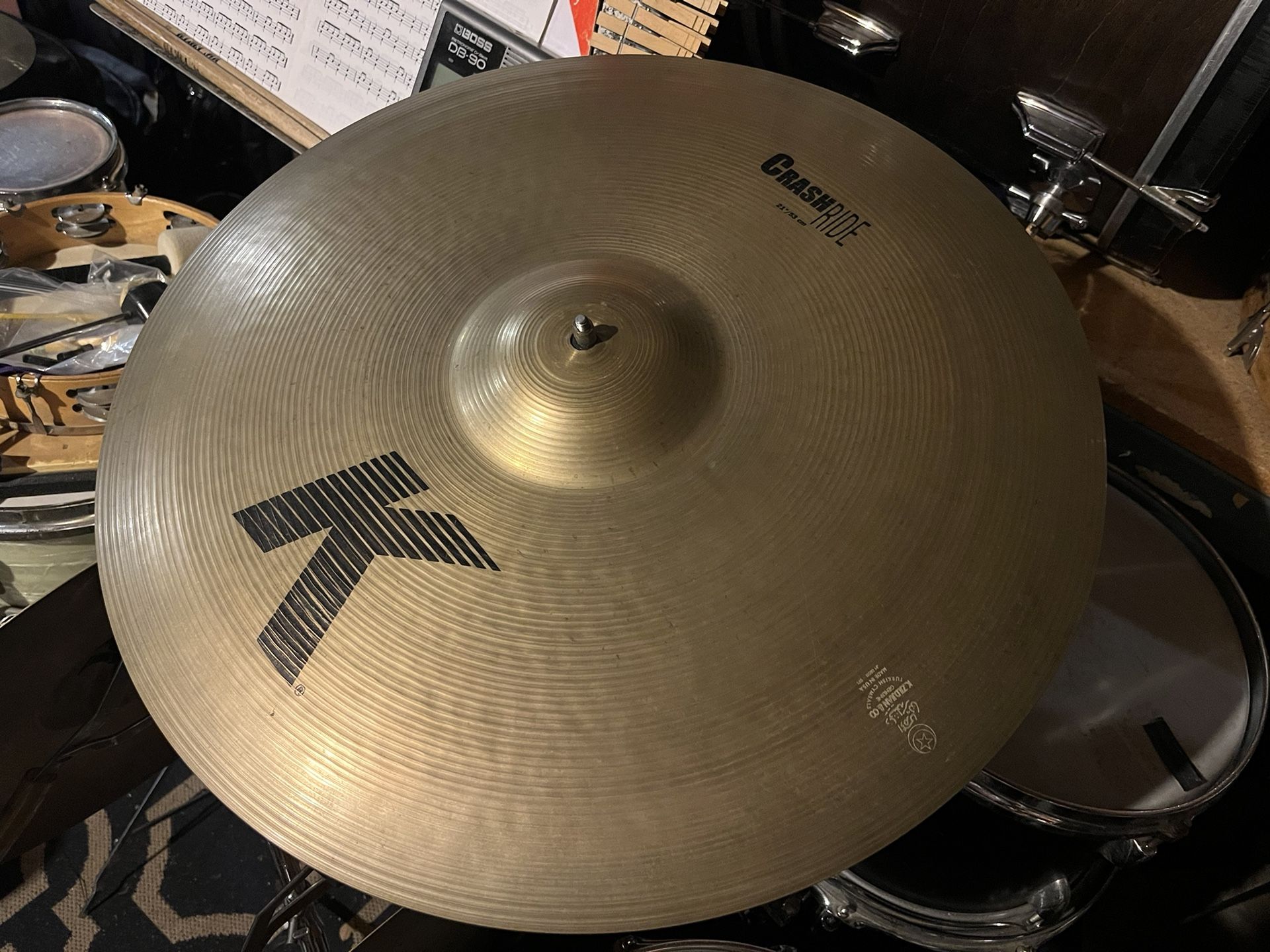 21" K Zildjian crash/ride