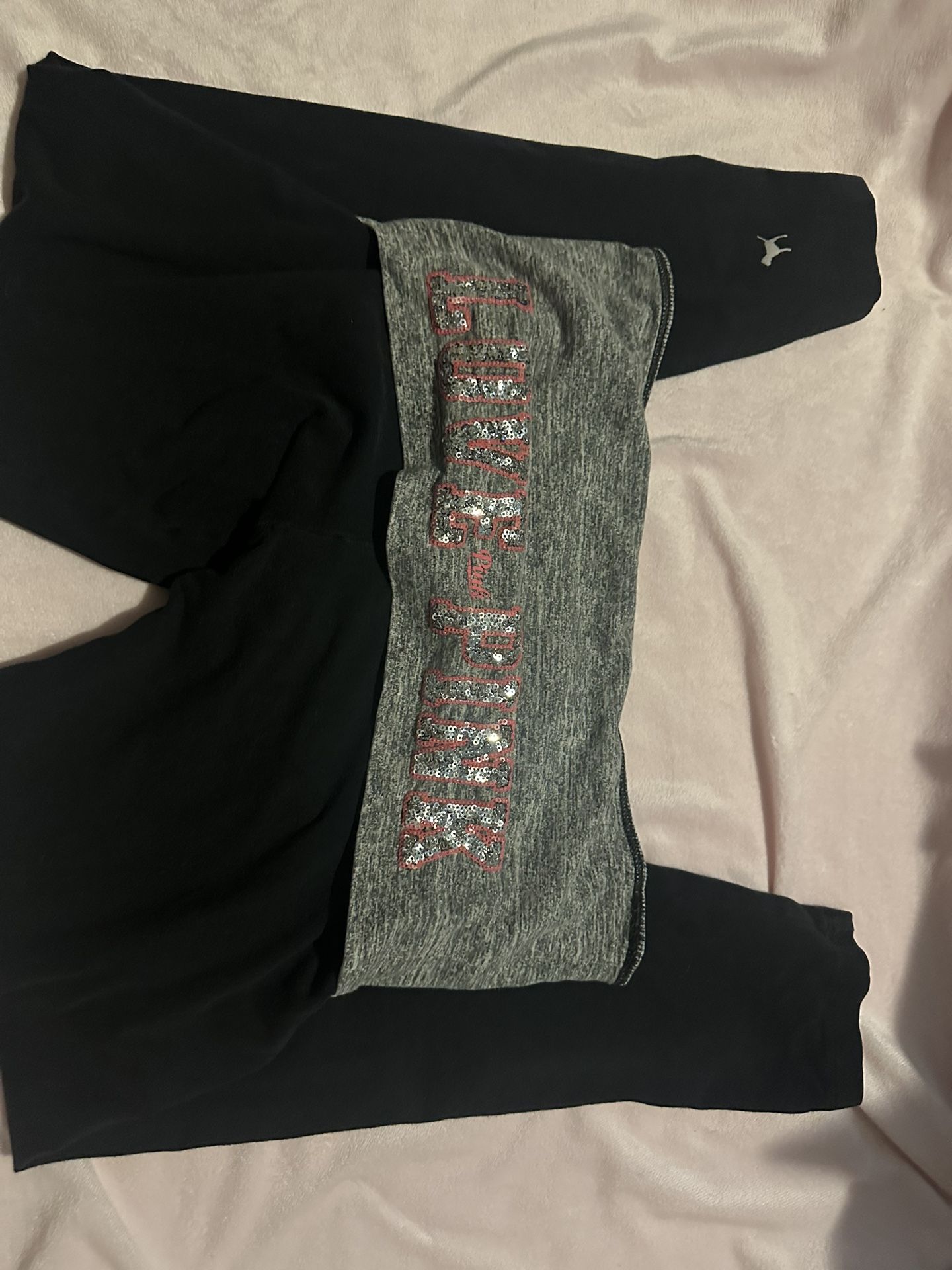 victoria secret PINK fold-over leggings