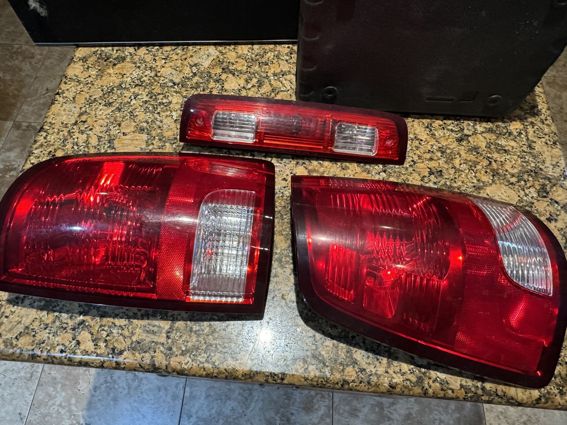 2017 dodge ram oem tail lights and 3rd brake light