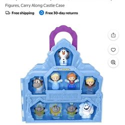 Little People Frozen Set Elsa Anna Kristoff Sven Olaf Snowman and  3 Trolls. 9 Total