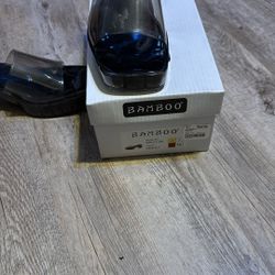 Clear, Bamboo Shoes, Black Interior Size 7 For $5