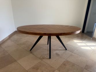 Modern Wooden Dining Table with Midcentury Look (Caro 72” inch table from All Modern’