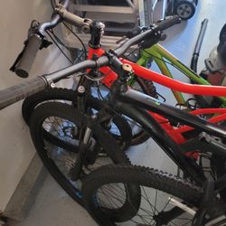 Cannondale 29ers Hydraulic Two And 1 Menzenberg Fullsuspension 26in And 1 Cannondale 24×2.5