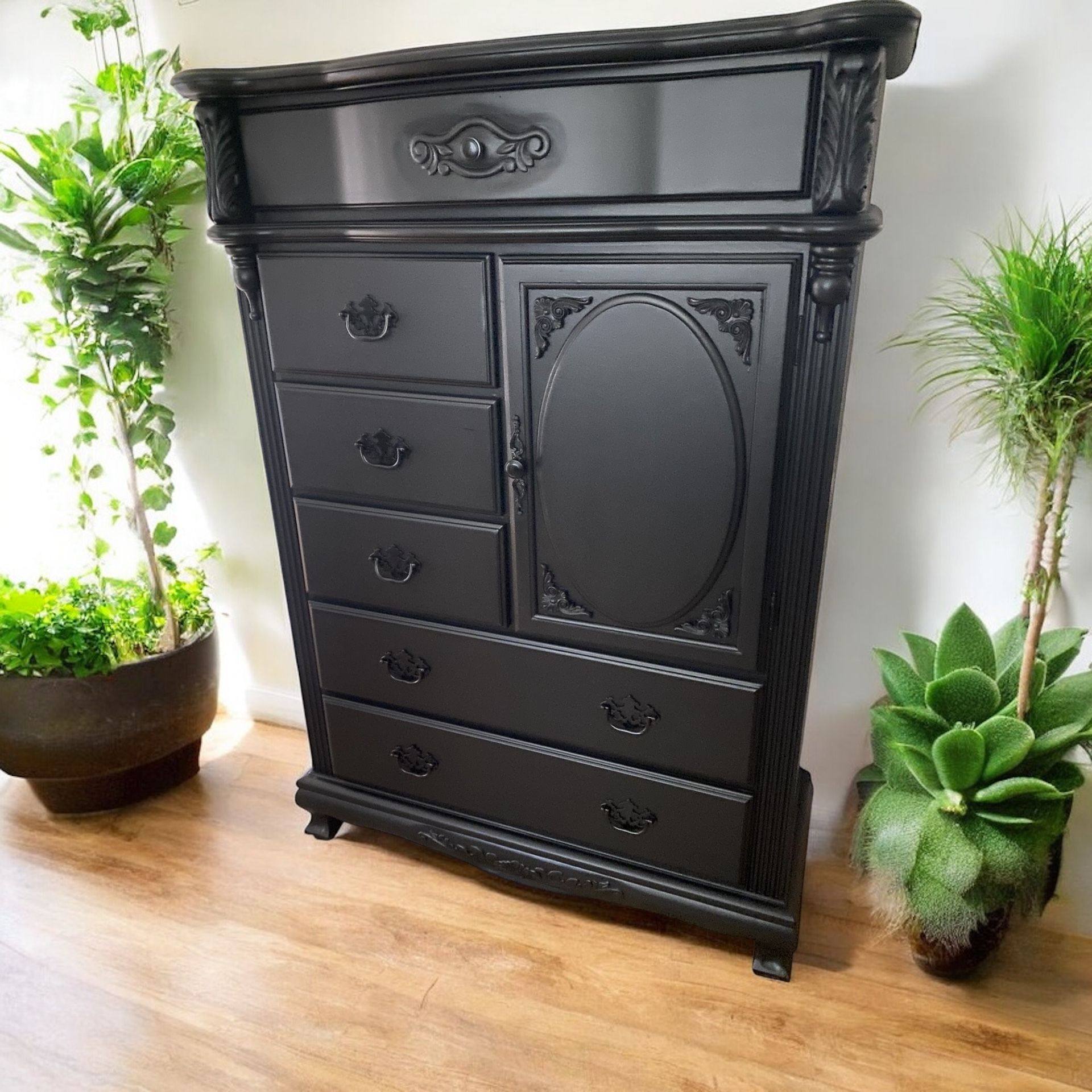 Large Bedroom Tall Dresser Chest Solid Wood 41x19x60 New