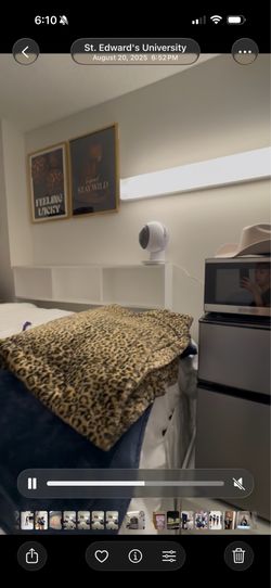 Dorm high bed shelve