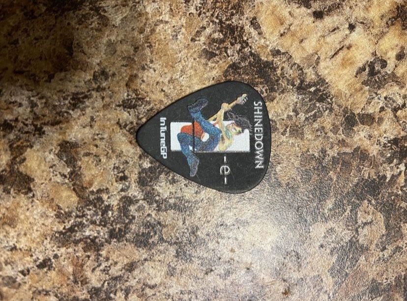 Shinedown Guitar Pick Used On Stage