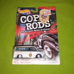 New Sealed Hot Wheels Cop Rods Ultimate Police Cruiser Madison, Wisconsin With Price Tag