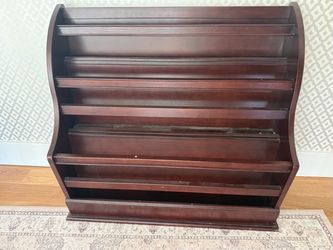 Wood book shelf (Land of Nod/ Crate & Barrel Kids)