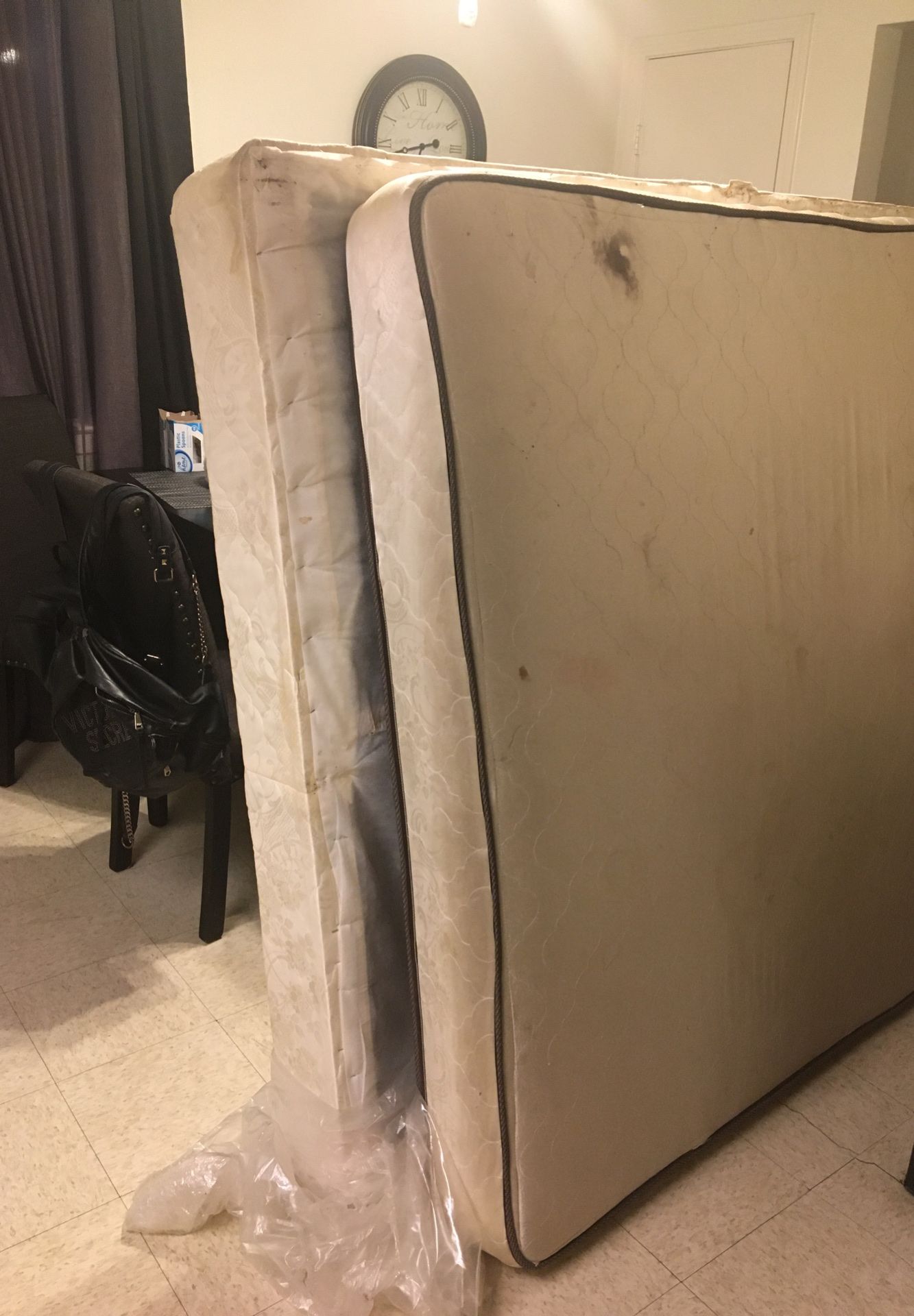 Free Queen mattress and Box spring