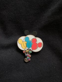 Mickey balloons pin