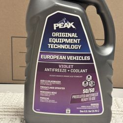 Used PEAK Violet Antifreeze + Coolant