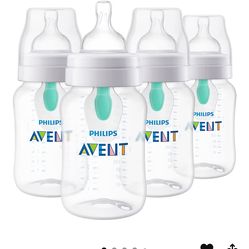 Unused 4pk philips avent anti colic 9oz bottle