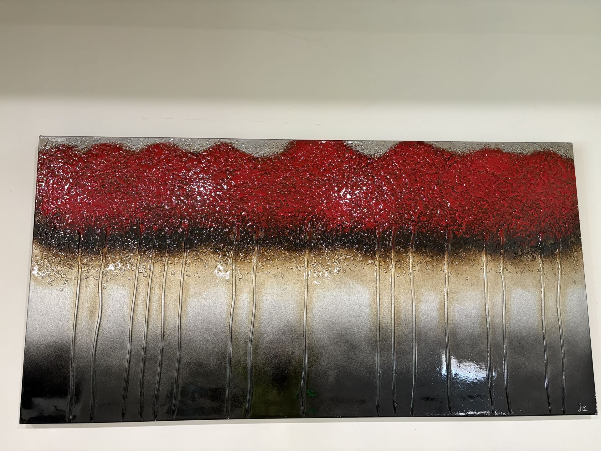 Red And Black Painting