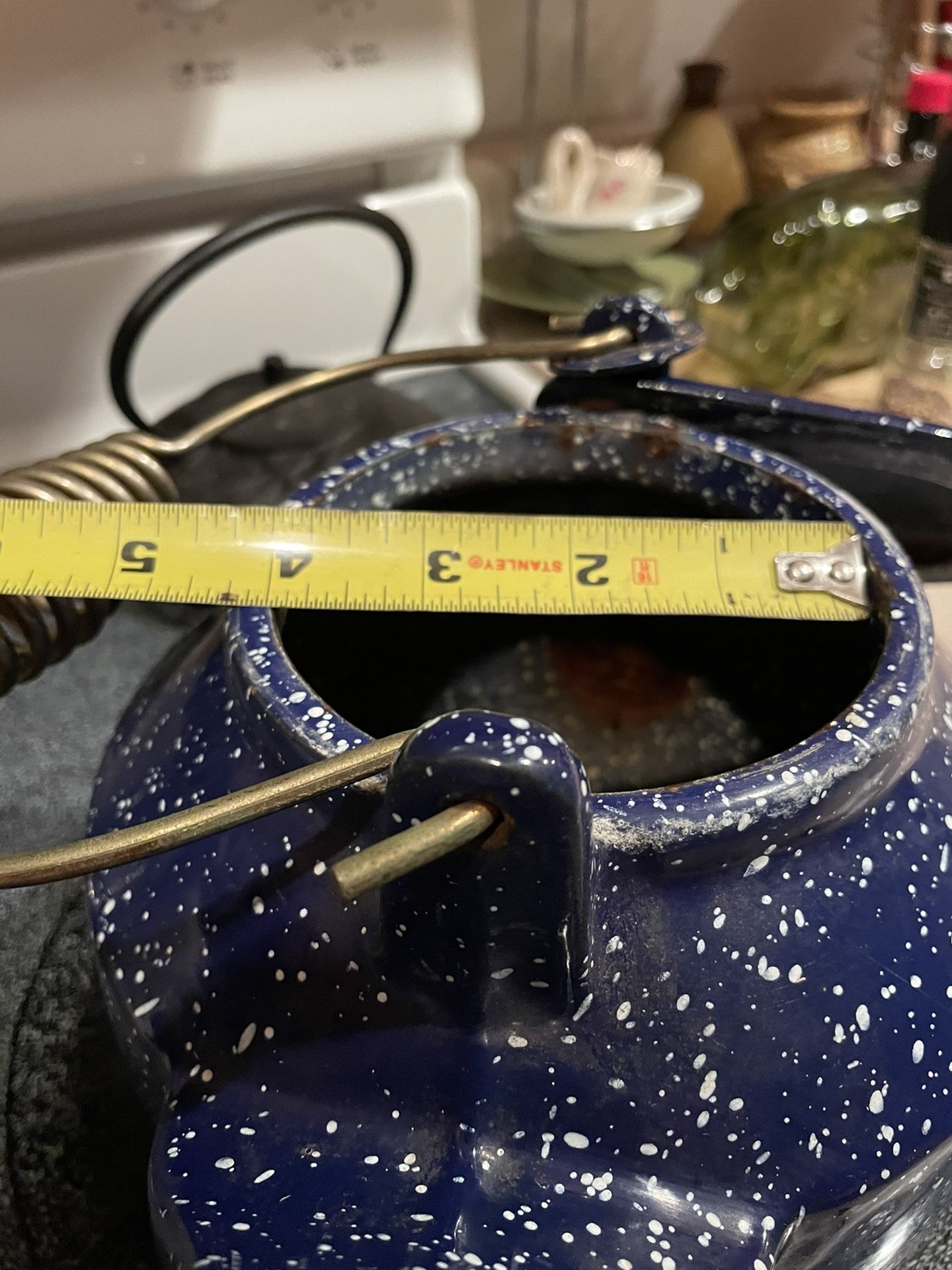 Vintage John Wright Cast Iron Kettle