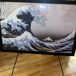Japanese Art Framed Tsunami Print