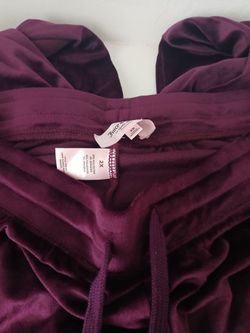 Juicy Couture Purple Velour Hoodie Size 2X