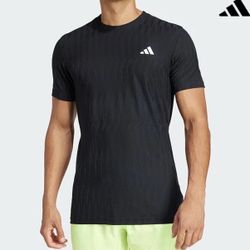 adidas Tennis Climacool+ AIRCHILL FreeLift Tee Men's Sports Top AsiaFit JF8459