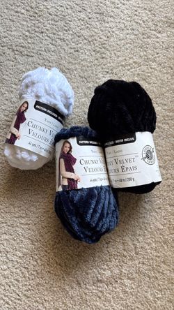 Super soft Chunky Velvet Yarn