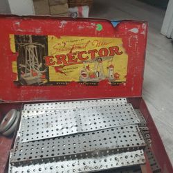 Vintage Erector Set Number 7.5 Engineers Set