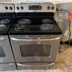 Coil Stainless Steel Stove Used Clean Working 