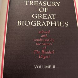 Family Treasury Of Great Biographies Volume II