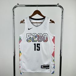 NBA 5280 White #15 Jokic Jersey
