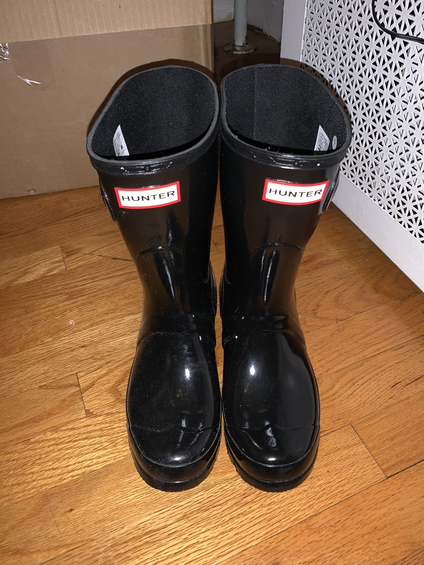 Brand new black hunter rain boots