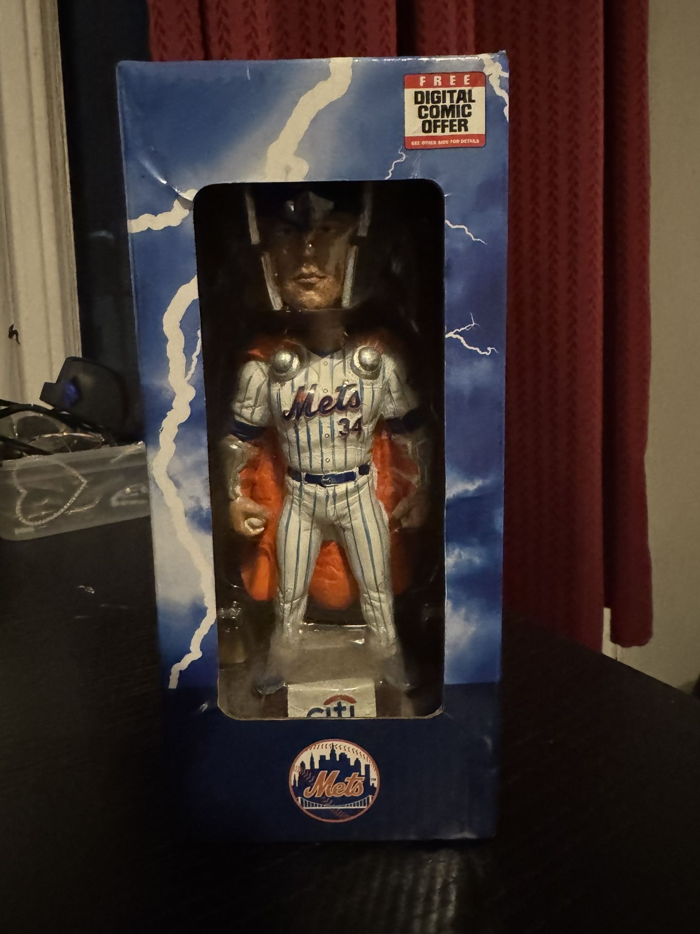 Mets Superhero Bobblehead – #34 (Thor Style)