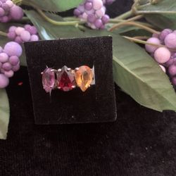 Vintage Gemstone & Sterling Ring