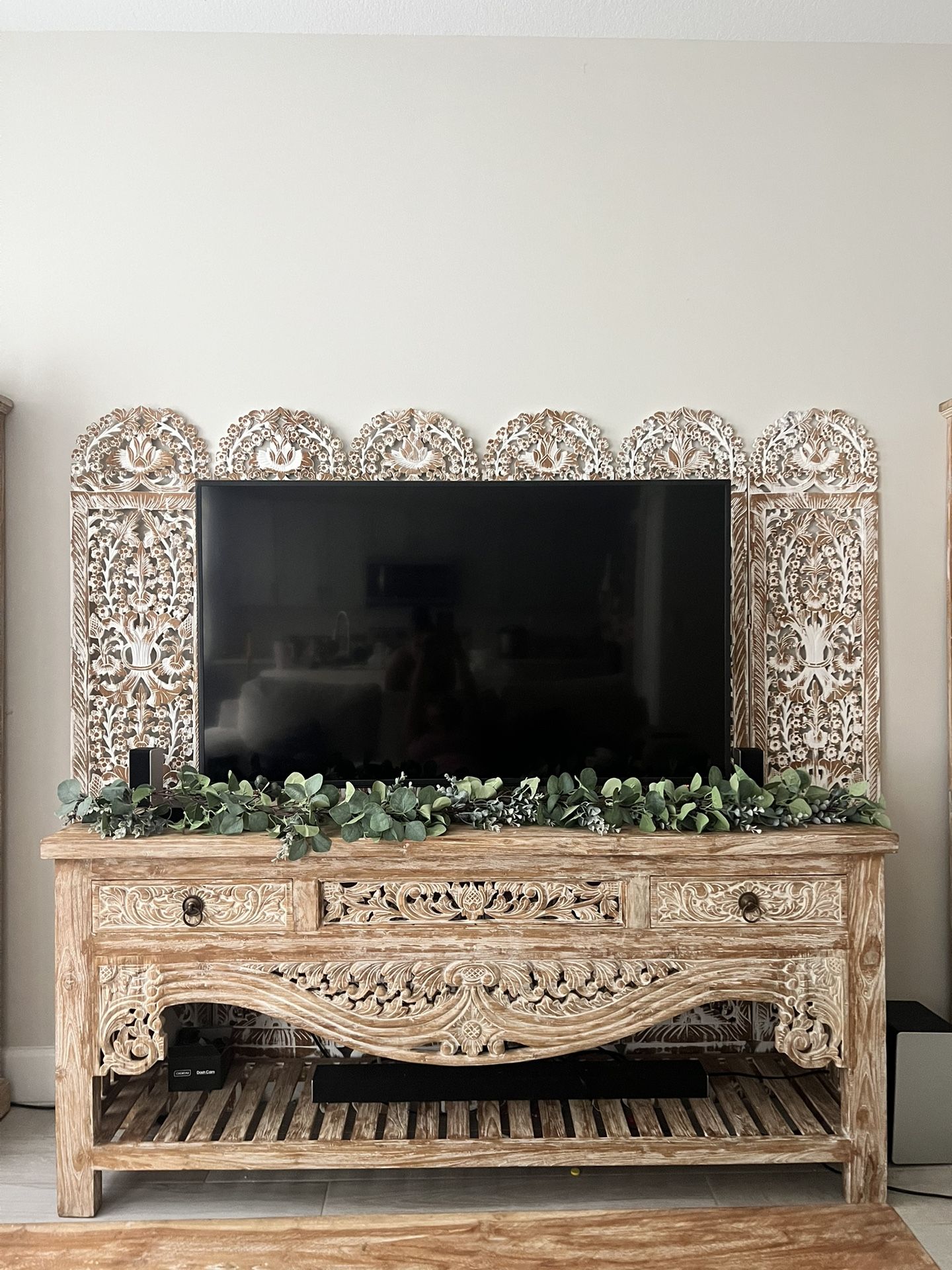 Bali Boho Carved Wood Furniture