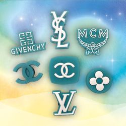 7Pc Designer Croc Charm Set $15