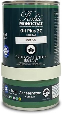 Rubio Monocoat Oil Plus 2C, Mist 5%, 350 mL