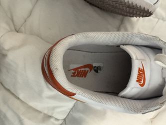 Nike Cortez White With Orange Size 14