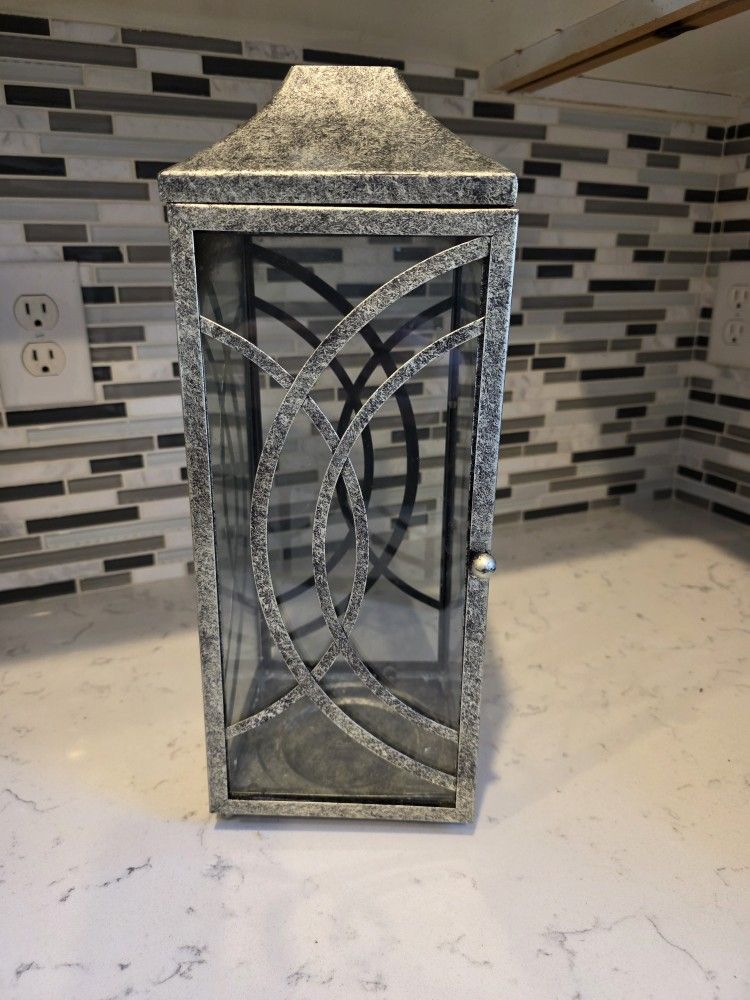 Partylite Antique Silver Lantern