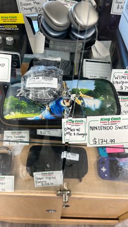 Nintendo Switch with Case and Charger
