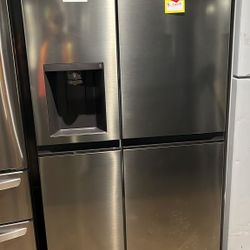 LG LRSXSV 26.8-cu ft Side-by-Side Refrigerator BFA0T