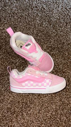 Vans Toddler Pink Checkerboard Sneakers