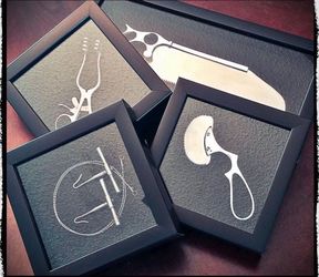 Autopsy Art Framed - Gothic  - Funeral Art - Oddities - Witch