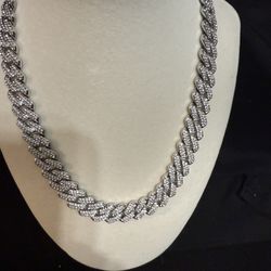 18” Iced Out Cuban Chain