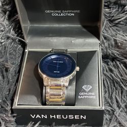 Men’s Van Heusen Genuine Sapphire Watch
