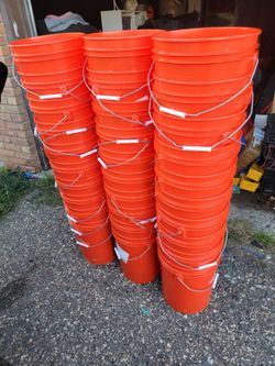 Sale bucket orange