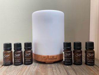 Diffuser & 6 Saje essential oil blends