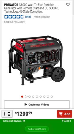 Predator generator 13,000watt