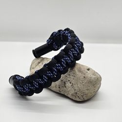 Paracord BRACELET black and blue