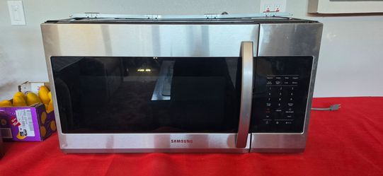 Samsung Microwave over Range stainless steel-finger print resistant